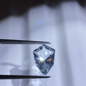 Light blue fantasy cut aquamarine
