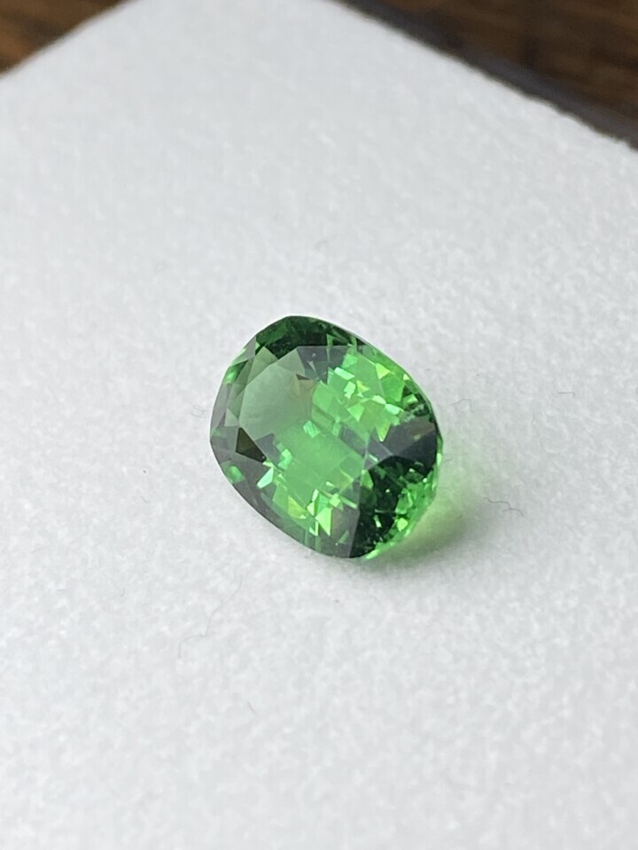 Vivid green chrome tourmaline