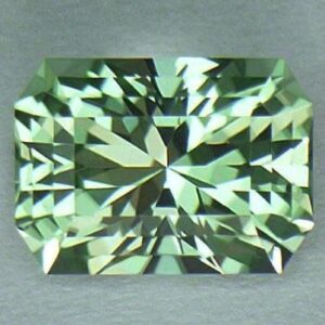 Flawless precision cut mint tourmaline
