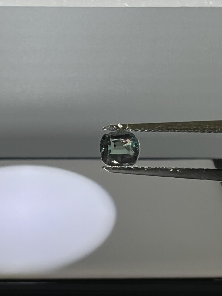 Natural color change alexandrite gemstone