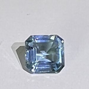 Square cut aquamarine
