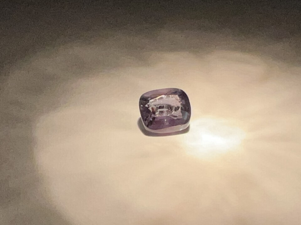 Natural color change alexandrite gemstone