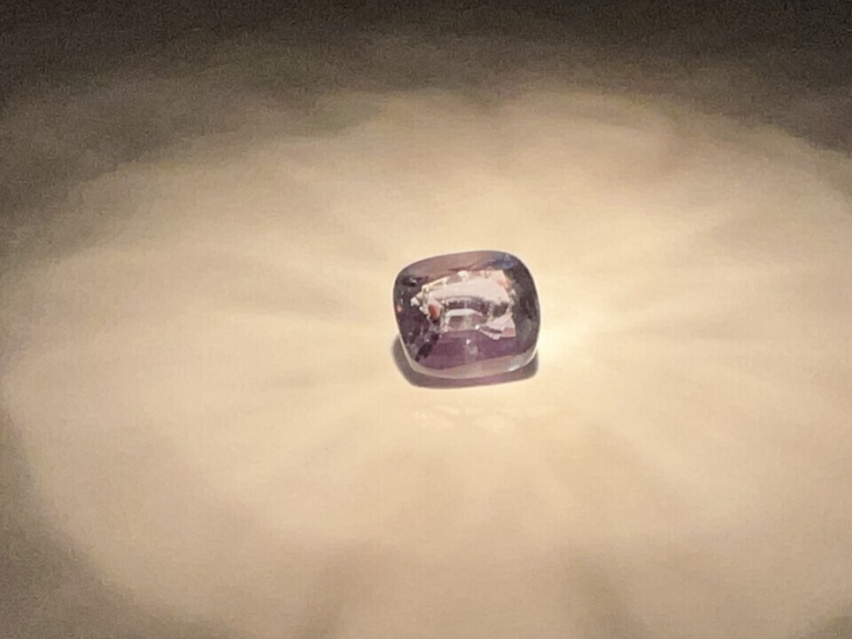 Natural color change alexandrite gemstone