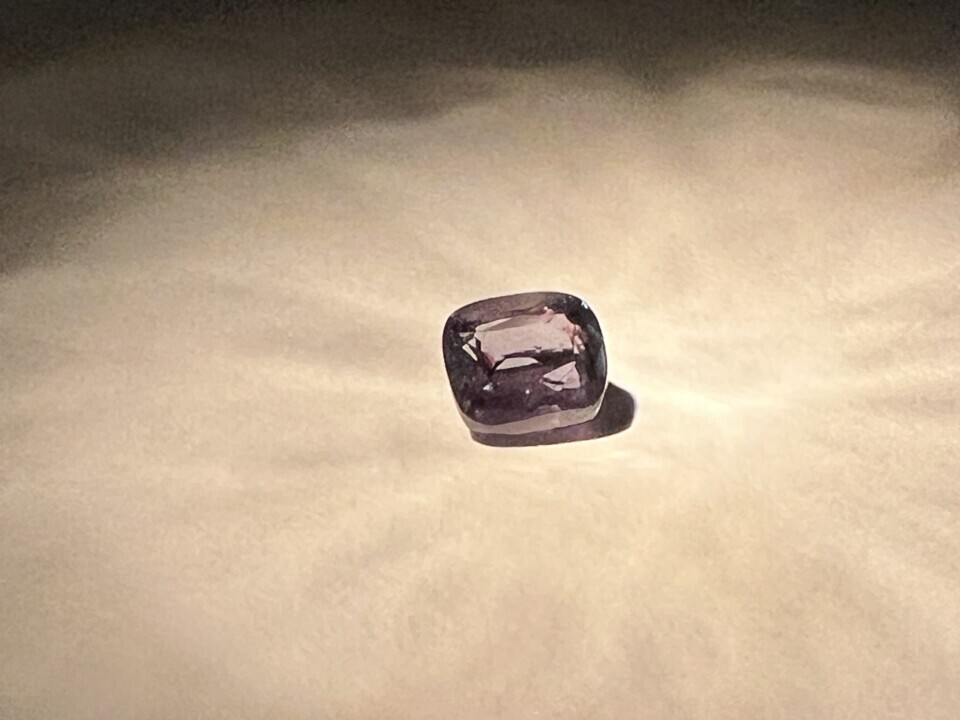 Natural color change alexandrite gemstone