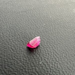 Rectangular faceted red beryl - bixbite