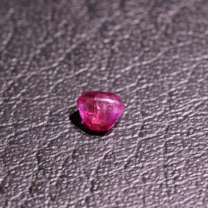 Oval red beryl with certificate