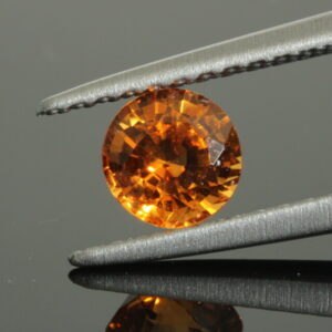 Small round spessartine garnet
