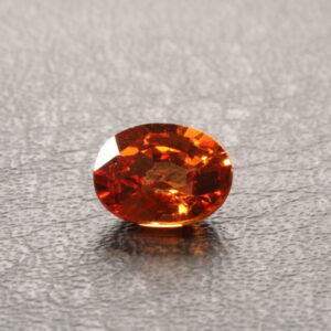 Oval spessartine garnet