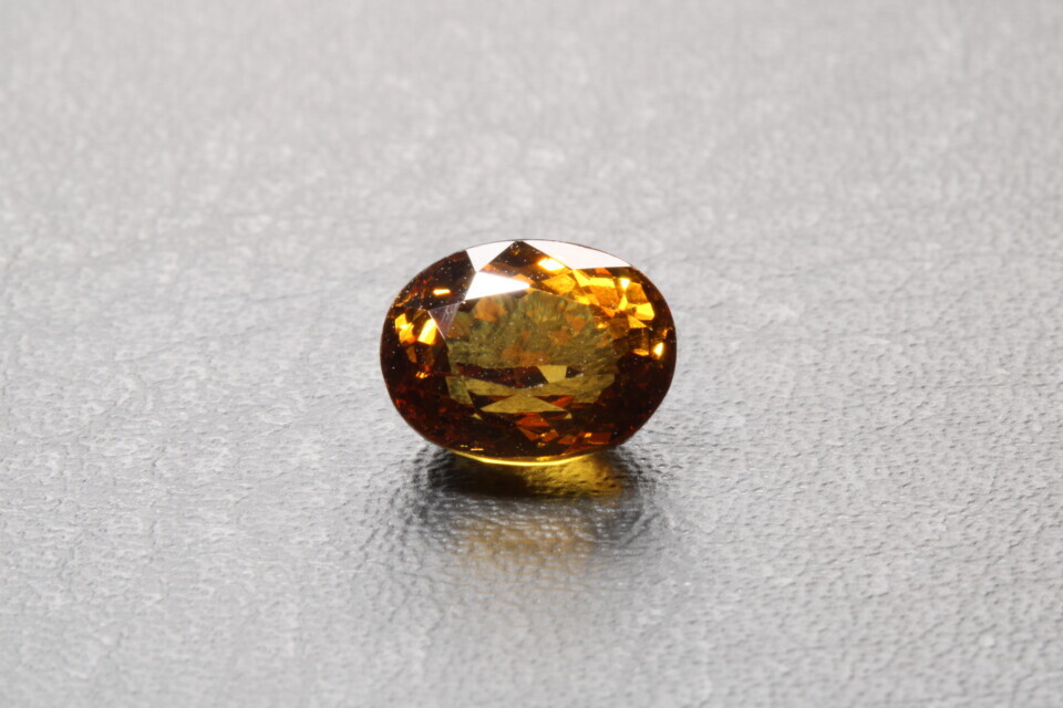 Beautiful cognac colored Mali garnet