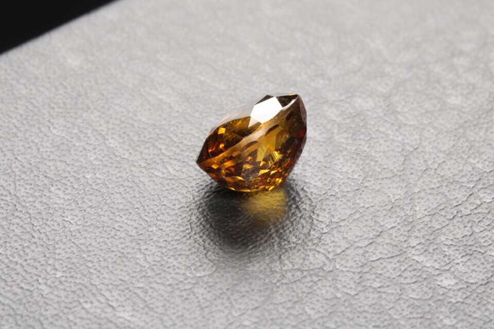 Beautiful cognac colored Mali garnet