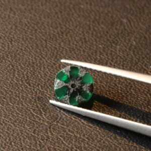Beautiful Colombian trapiche emerald