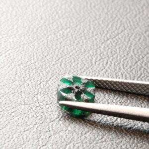 Beautiful Colombian trapiche emerald