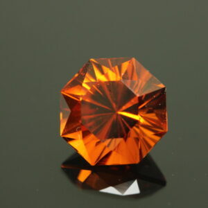 Octagonal spessartine garnet
