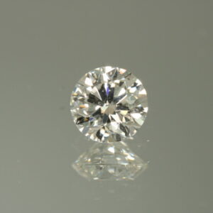 0.5 carat round natural diamond, GIA color F