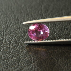 Pink certified sapphire