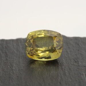 Certified yellow chrysoberyl