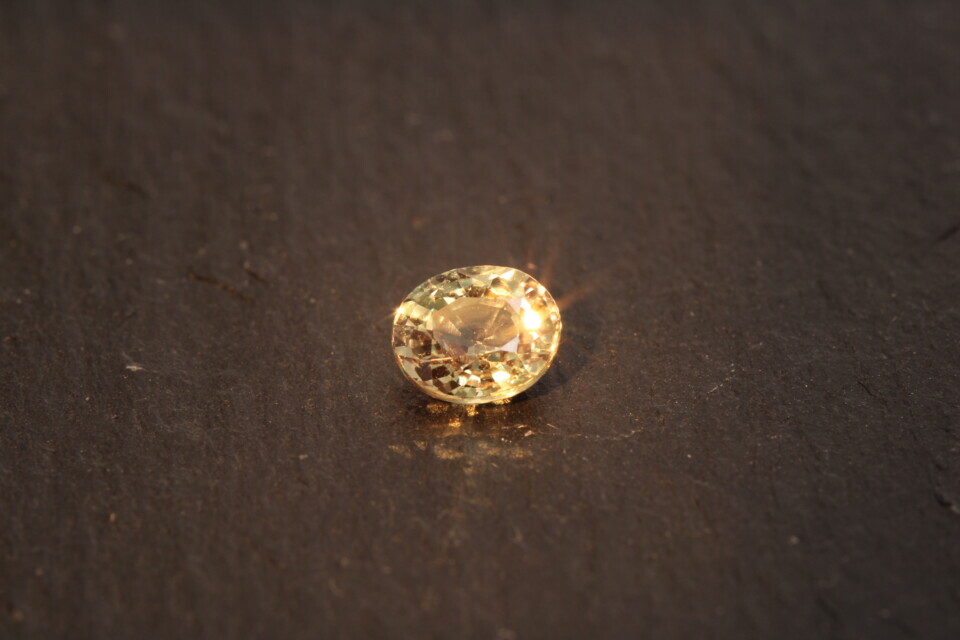 Natural alexandrite gemstone