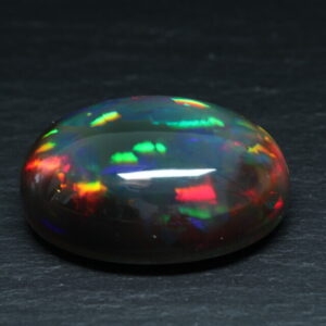 Black opal with GIA certificate