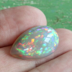 Honeycomb opal with a full color spectrum