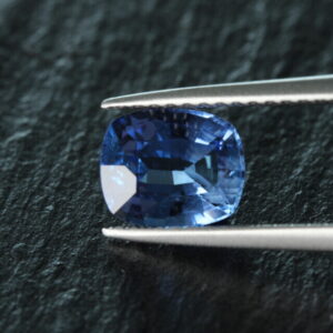 Certified blue sapphire