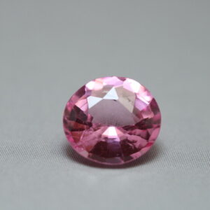 Round pink spinel