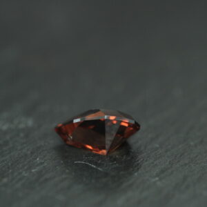 Mozambique pinkish brown drop shaped zircon