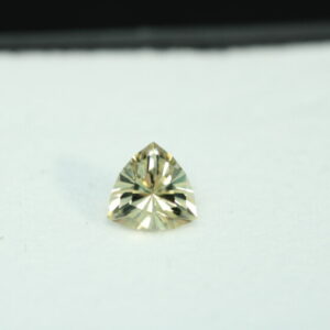 Trillion cut yellow tourmaline