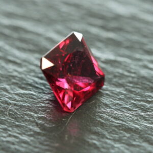 Purplish Red Rubellite Tourmaline - Square Cut