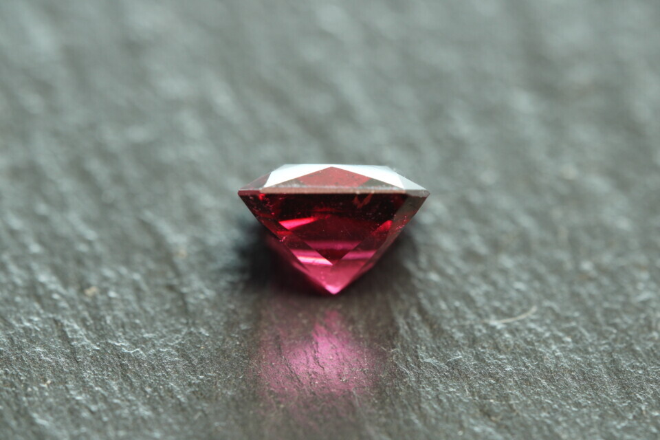 Purplish Red Rubellite Tourmaline - Square Cut