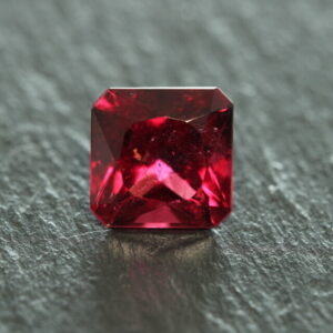 Purplish Red Rubellite Tourmaline - Square Cut