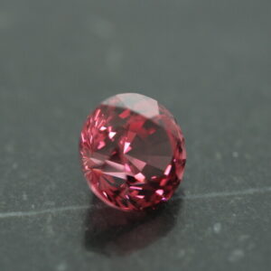 Round mixed cut raspberry pink Tanga garnet