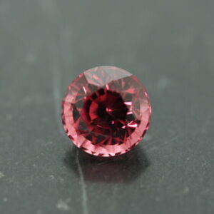 Round mixed cut raspberry pink Tanga garnet