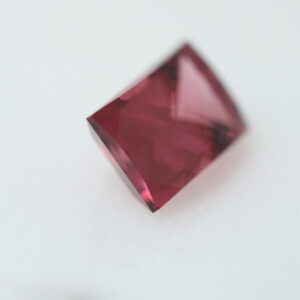 Raspberry pink Tanga garnet in checkerboard design