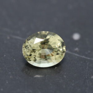 Oval mixed cut heliodor