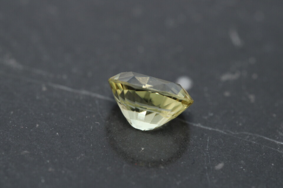 Oval mixed cut heliodor