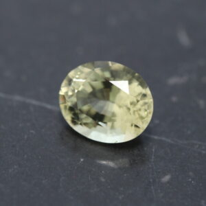 Oval mixed cut heliodor